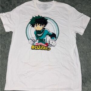 My Hero Academia White Graphic T-Shirt for Kids
(Few stains)